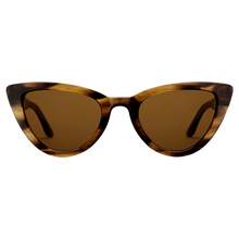 Daniel Wellington Lynx Women's UV Protected Brown Lens 51 MM Cat Eye Sunglasses | DW00900031