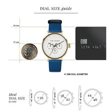 Ted Baker Men Chronograph Leather Watch BKPPGF207