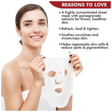 INATUR Pomegranate Sheet Mask, Skin Firming & Cell Renewal (38 g ) Buy 3 Get 1 Free