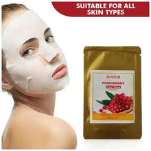 INATUR Pomegranate Sheet Mask, Skin Firming & Cell Renewal (38 g ) Buy 3 Get 1 Free