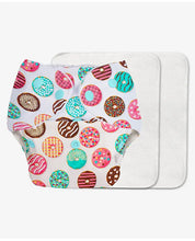 SuperBottoms Basic Reusable Cloth Diaper Donut Print- Multicolor