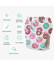 SuperBottoms Basic Reusable Cloth Diaper Donut Print- Multicolor
