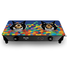 Preethi Mira 2B Designer gas stove with Bati