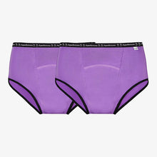 SuperBottoms MaxAbsorb™ Period Underwear Pack of 2 (Lilac & Black)