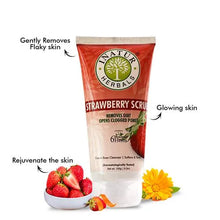 Buy 2 Get 1 Free INATUR Strawberry Face Scrub - 6 Precious Herbs, Removes Dirt Opens Clogged Pores, Softens & Tones, Free from Paraben & Sulphate, 150 g