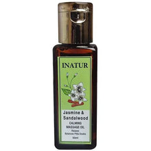 Buy 2 Get 1 Free INATUR Jasmine & Sandalwood Massage Oil - Helps To Uplift Mood, 50 ml