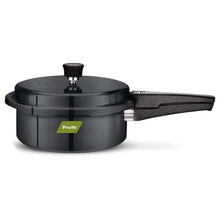 Preethi Hard Anodised Pressure Cooker with Spill Splash Shield 2L Outer Lid Induction Bottom Pressure Cooker
