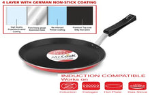 Mr.Cook by United Non-Stick Induction Base Dosa Tawa 22cm