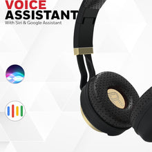 Honeywell Suono P10 Bluetooth V5.0 Wireless Over Ear Headphone with mic- (Gold)