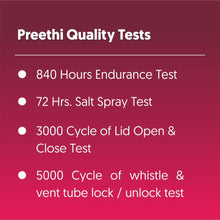 Preethi Induction Base Stainless Steel Outer Lid Pressure Cooker, 2 Litres, Silver