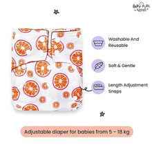 Super Bottoms Baby Baby Pure Needs Cloth Diaper for babies from 0 to 3 years | Reusable, Washable & Leakproof Diaper| Super Absorbent & Adjustable free size diaper with dry feel layer| Ideal for babies from 5-18 kg