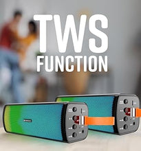 ZEBRONICS VITA (with RGB) Wireless Bluetooth 10W Portable Bar Speaker with Supporting USB, SD Card, AUX, FM, TWS & Call Function