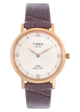 Timex Empera Women's Silver Dial Round Case 2 Hands Function Watch -TWEL12701