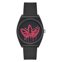 Adidas Originals Analog Black Dial Unisex Watch-AOST22039, Black,