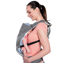 Chicco Myamaki Baby Carrier Stripe Grey Cyclamen