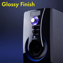 ZEBRONICS ZEB-BT2490RUCF Wireless Bluetooth Multimedia Speaker with Supporting SD Card, USB, AUX, FM & Remote Control. (34 Watt, 2.1 Channel)