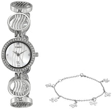 TIMEX Fria Analog Mother of Pearl Dial Women's Watches-TWEL12300T