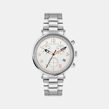 Ted Baker Men White Stainless Steel Chronograph Watch BKPMMF121