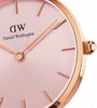 Daniel Wellington Petite Women Light Pink Round Dial Analog Watch - DW00100367