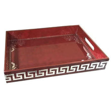 Ekaani Tray Greek Grey Maroon