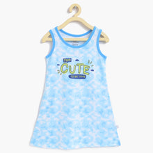 Super Bottoms A-line Dress - Tie-Dye Blues (2-4 Years )