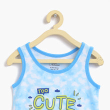 Super Bottoms A-line Dress - Tie-Dye Blues (2-4 Years )