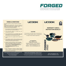 UCOOK Forged Nonstick 3+1 Induction Cookware Set (Kadai, Frypan, Dosa Tava, Glass Lid)