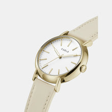 Furla Women Beige Analog Leather Watch WW00023003L2