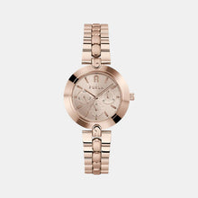 Furla Women Rose Gold Stainless Steel Chronograph Watch WW00030005L3