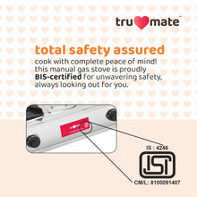 truflame SS2BB/1502 – Affordable Brass Burner Gas Stove with Dip Tray