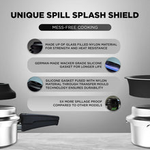 Preethi 2.5L Triply Outerlid Pressure Cooker with Spill Splash Shield (PC 037) 2.5 L Outer Lid Induction Bottom Pressure Cooker (Triply)