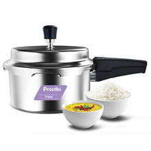 Preethi 2.5L Triply Outerlid Pressure Cooker with Spill Splash Shield (PC 037) 2.5 L Outer Lid Induction Bottom Pressure Cooker (Triply)