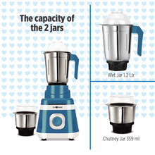 trumate truwhirl 1102 mixer-grinder with 2 stainless steel jars