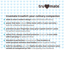 trumate truwhirl 1103 mixer-grinder with 3 stainless steel jars