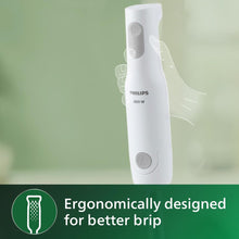 Philips 650W White Hand Blender with Detachable Steel Rod and Compact Chopper - HL1600/02