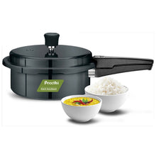 Preethi Hard Anodised Pressure Cooker with Spill Splash Shield 2L Outer Lid Induction Bottom Pressure Cooker