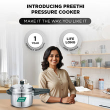 Preethi Neo 3L Stainless Steel Outerlid Pressure Cooker (PC 021) 3 L Outer Lid Induction Bottom Pressure Cooker