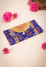 Indya Purple Patola Print Shagun Envelope