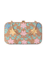 Indya Pink Bead Embroidered Clutch