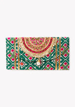 Indya Green Patola Print Shagun Envelope