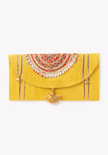 Indya Yellow Gota Patti Shagun Envelope