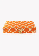Indya Orange Gota Patti Embellished Shagun Box