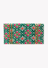Indya Green Patola Print Shagun Envelope
