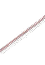 Indya Pink Mirror And Pearl Fringe Belt