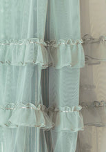 Indya Sea Foam Gota Frilled Mesh Dupatta