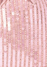 Indya Peach Sequin Embroidered Potli