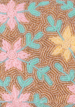 Indya Pink Bead Embroidered Clutch