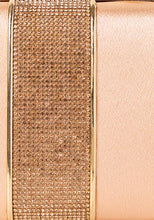 Indya Rose Gold Embellished Clutch