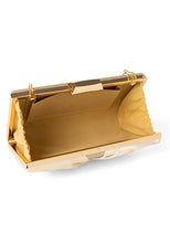 Indya Ivory Satin Knot Clutch