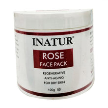 Buy 2 Get 1 Free INATUR Rose Face Pack , Rose Oil, Almond Oil, Aloe Vera, Cream Based Face Pack (100 g)